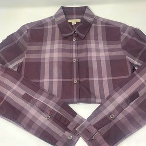 Burberry Brit Plaid Shirt Size M